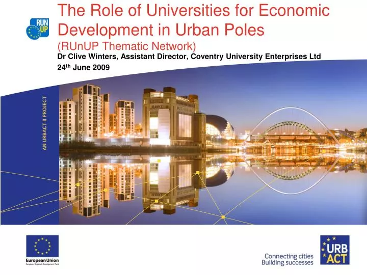 the role of universities for economic development in urban poles runup thematic network