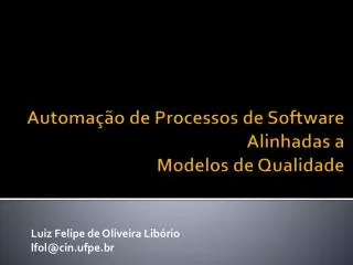 luiz felipe de oliveira lib rio lfol@cin ufpe br