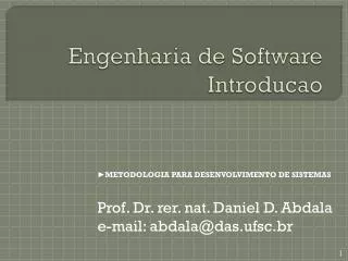 engenharia de software introducao