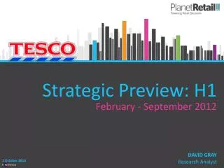 Strategic Preview: H1