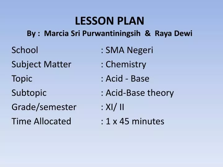 lesson plan by marcia sri purwantiningsih raya dewi