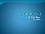 5-Minute Drills - slide 1