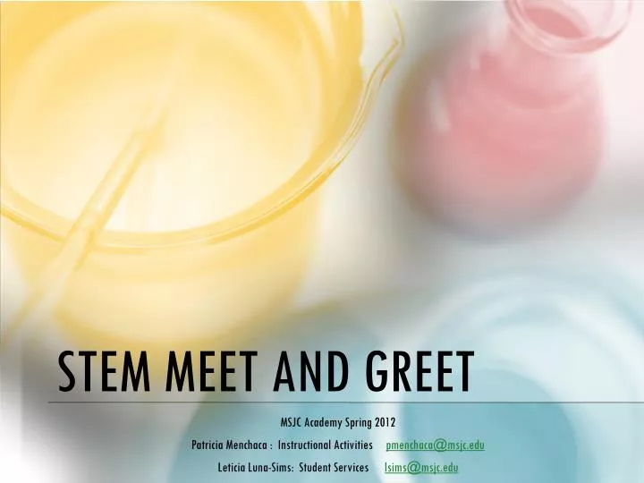 stem meet and greet