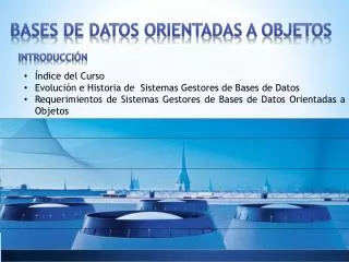 bases de datos orientadas a objetos
