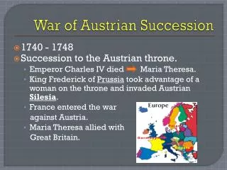 War of Austrian Succession