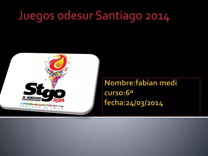 juegos odesur santiago 2014