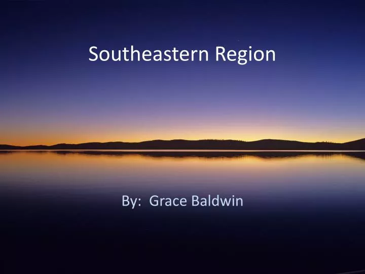 southeastern region