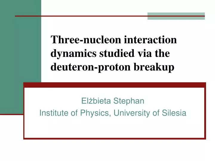 three nucleon interaction dynamics studied via the deuteron proton breakup