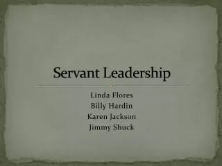 Servant Leadership