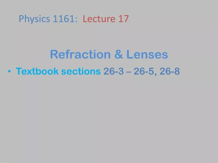 refraction lenses