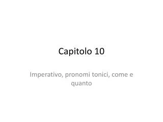 capitolo 10