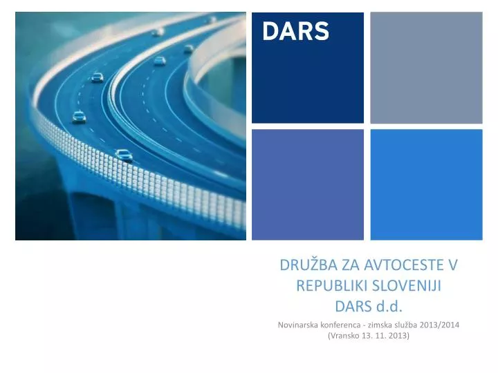 dru ba za avtoceste v republiki sloveniji dars d d