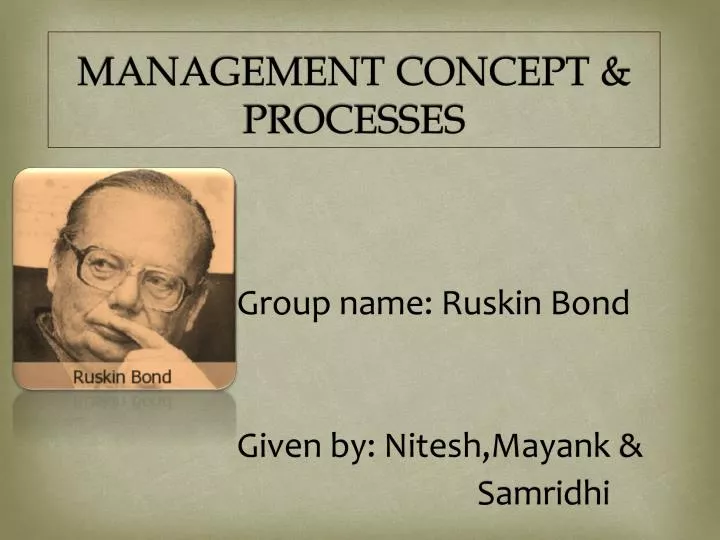 management concept processes