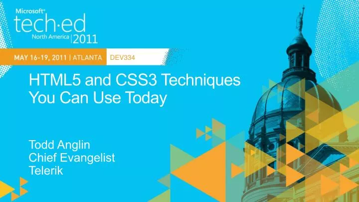 html5 and css3 techniques you can use today