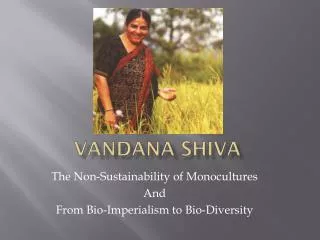 Vandana Shiva