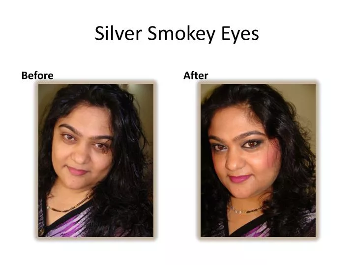 silver smokey eyes