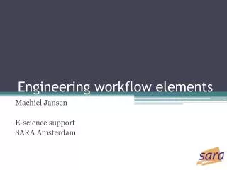 Engineering workflow elements