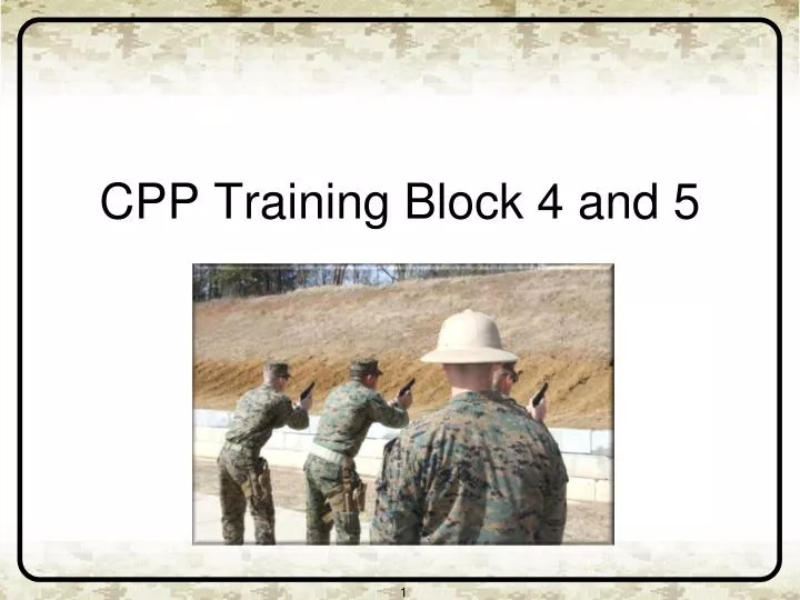 cpp training block 4 and 5