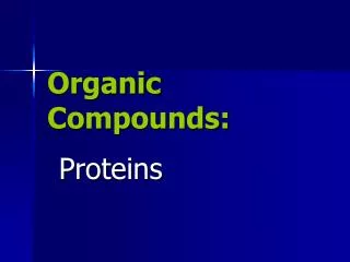 organic compounds