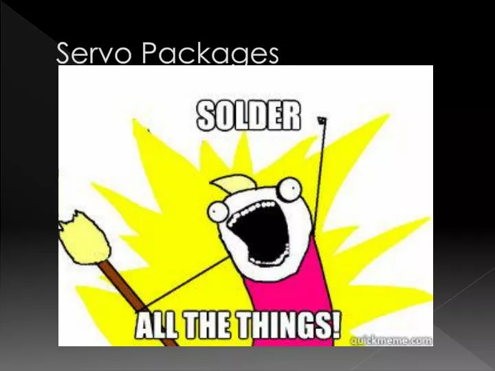 servo packages