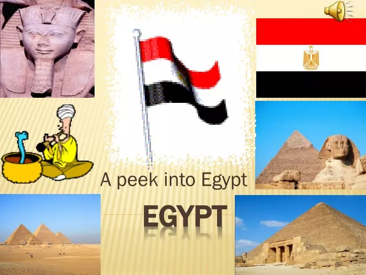 a peek into egypt