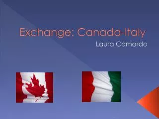 Exchange: Canada-Italy