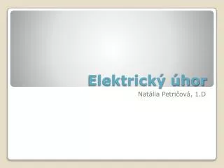 elektrick hor