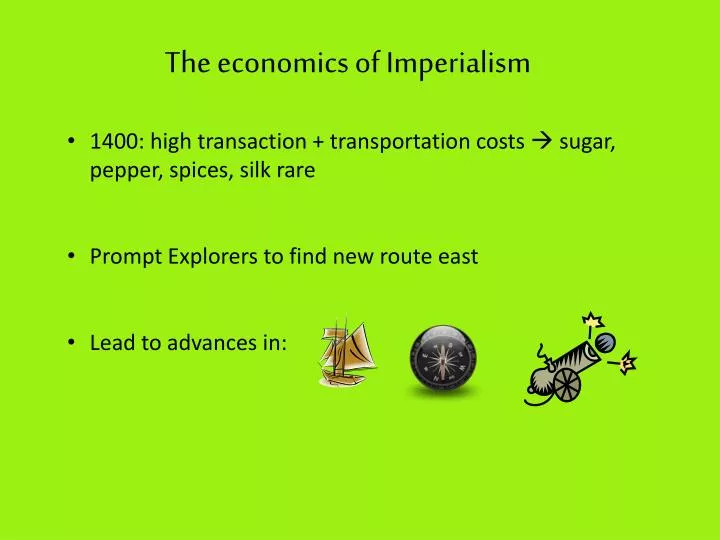 the economics of imperialism