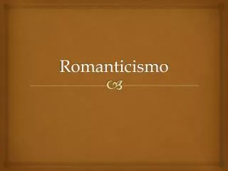 r omanticismo