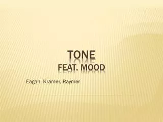 TONE feat. mood