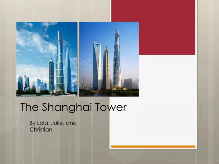 the shanghai tower