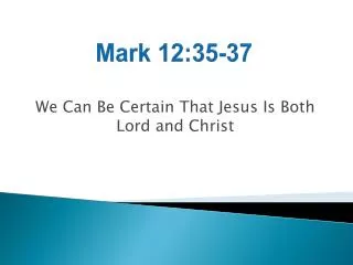 mark 12 35 37