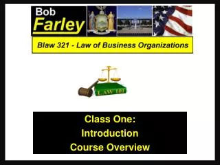 Class One: Introduction Course Overview