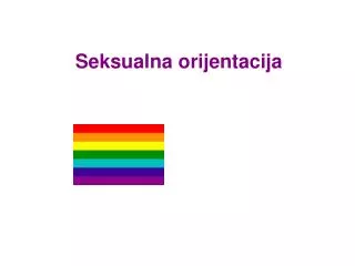 seksualna orijentacija