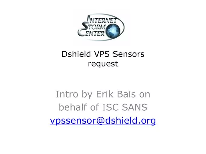 dshield vps sensors request