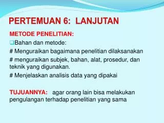pertemuan 6 lanjutan