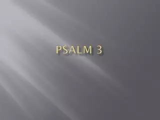 Psalm 3