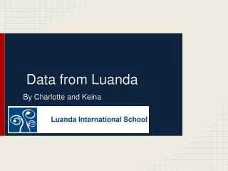 Data from Luanda