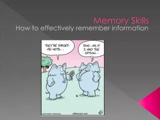 memory skills