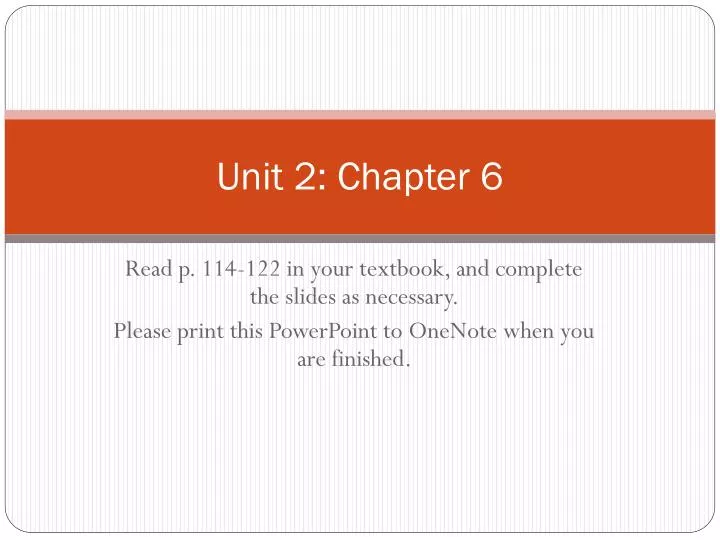 unit 2 chapter 6