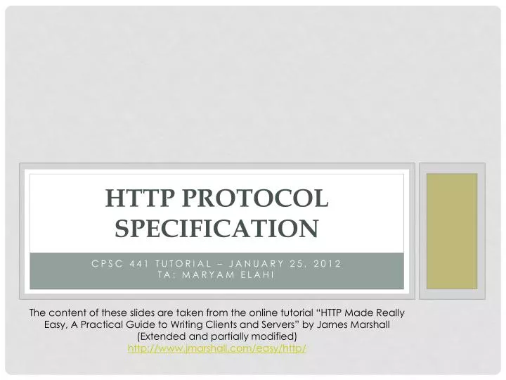 http protocol specification