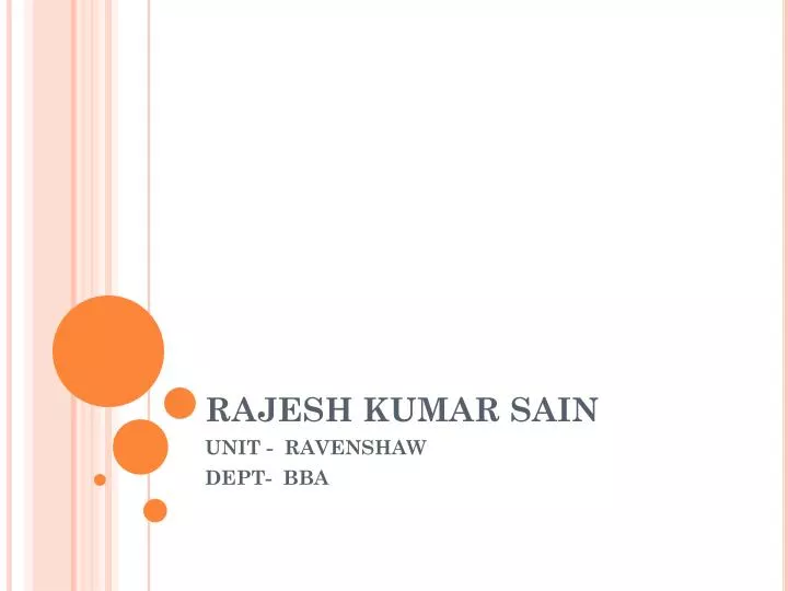 rajesh kumar sain