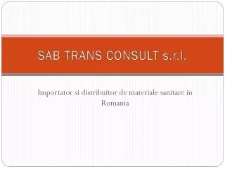 sab trans consult s r l