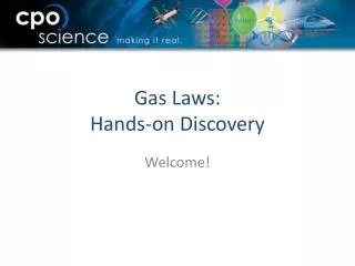 Gas Laws: Hands-on Discovery