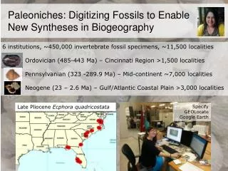 Paleoniches : Digitizing Fossils to Enable New Syntheses in Biogeography