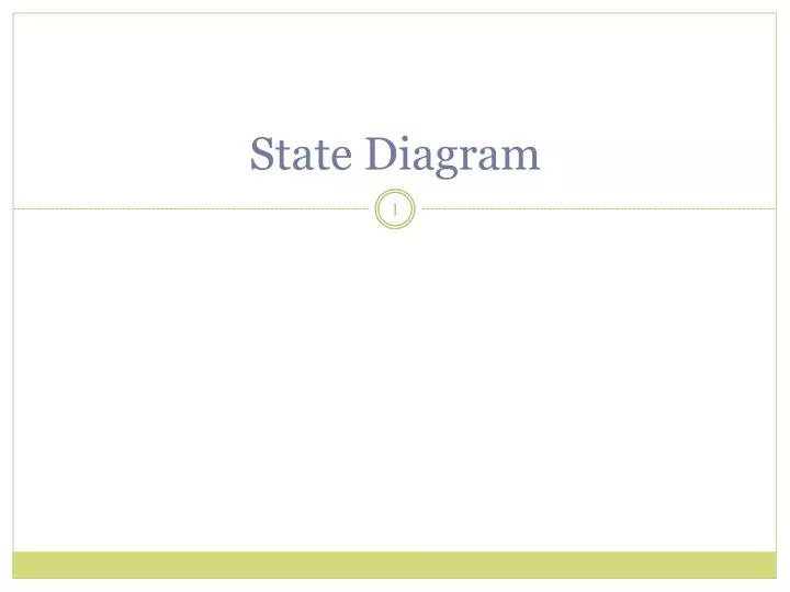 state diagram