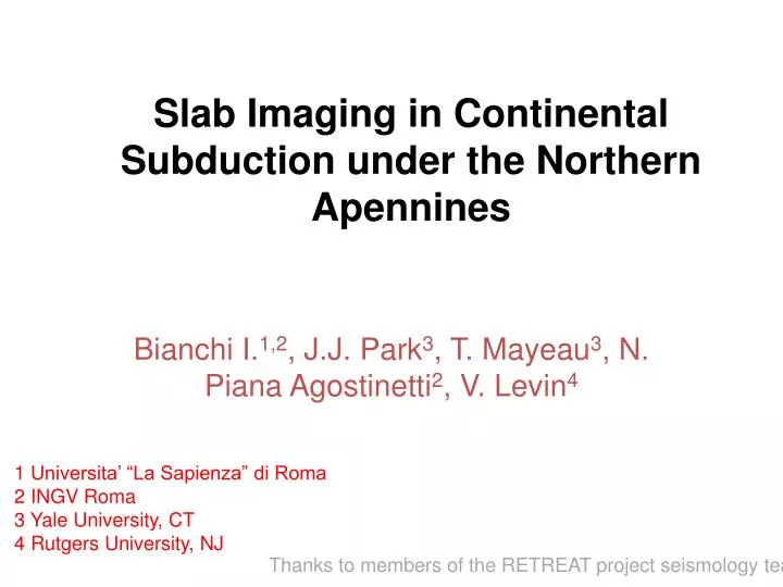 slab imaging in continental subduction under the northern apennines