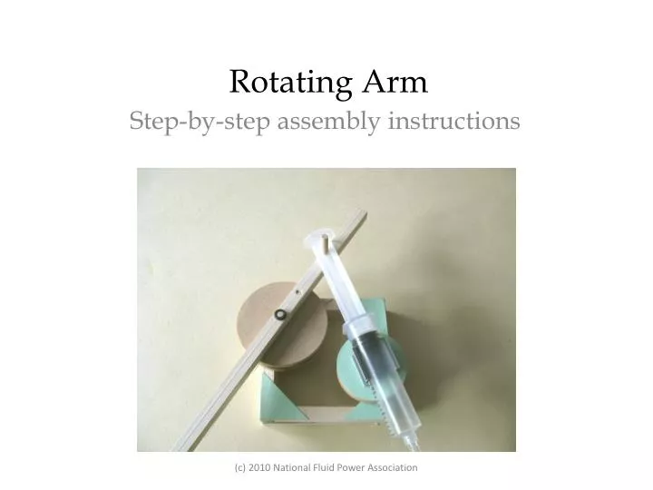 rotating arm