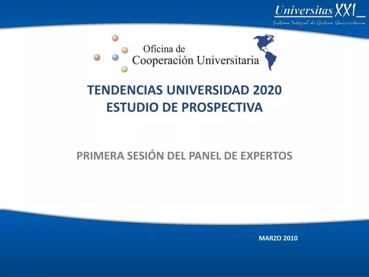 tendencias universidad 2020 estudio de prospectiva