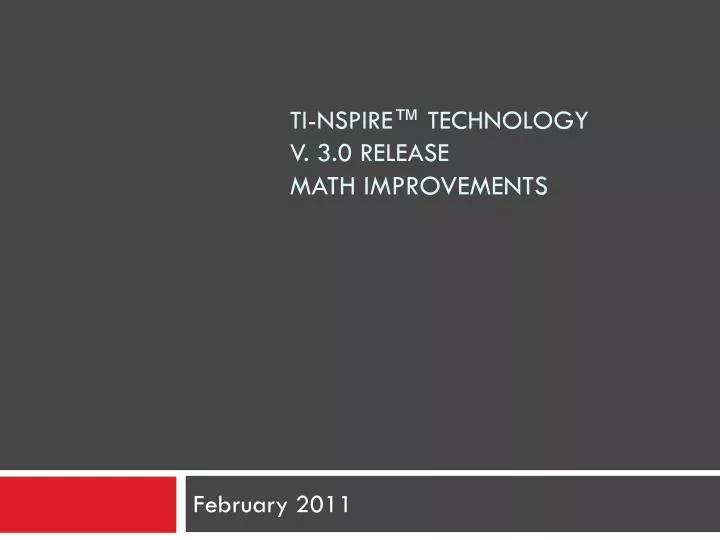 ti nspire technology v 3 0 release math improvements